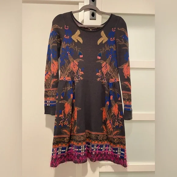Anthropologie knitted and knotted dress. Used but excellent condition. Small. Anthropologie knitted and knotted dress. Used but excellent condition. Small.